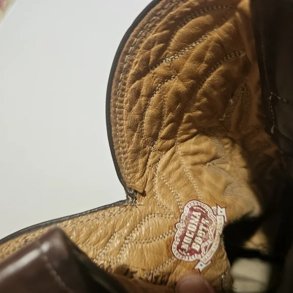 Nocona Boots Vintage Western Cowboy Men Boots Size 10.5 - Picture 4 of 8